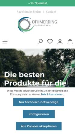 Vorschau der mobilen Webseite www.othmerding.de, Othmerding Maschinenbau GmbH & Co.KG