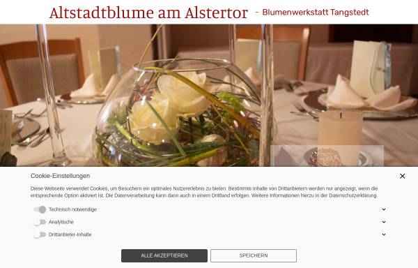 Vorschau von www.altstadtblume-hh.de, Altstadtblume am Alstertor Blumenwerkstatt Tangstedt Thorsten Lubs e.K.