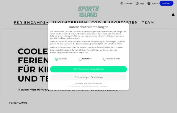 Vorschau von www.sports-island.de, SPORTS ISLAND