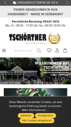 Vorschau der mobilen Webseite www.tschoertner24.de, Tschörtner Grabmale GbR