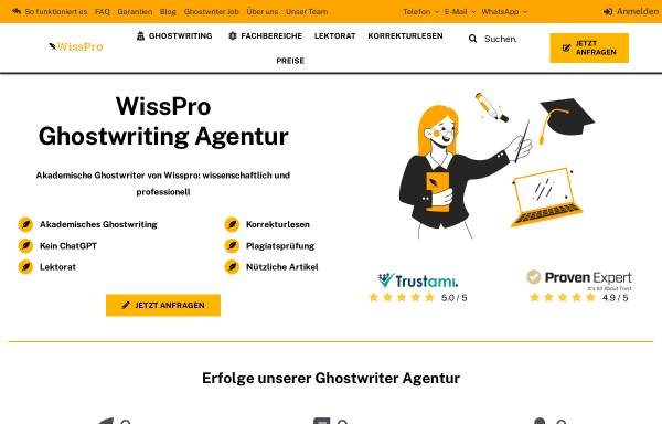 Vorschau von wisspro.de, WissPro
