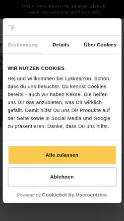 Vorschau der mobilen Webseite lykkeandyou.de, Lykke & You Trockenblumen