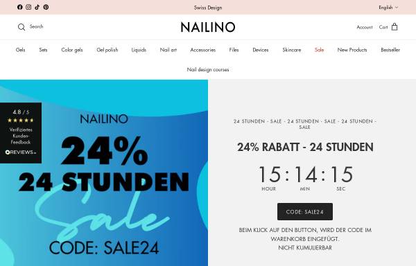 Vorschau von nailino.ch, Nailino