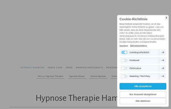 Vorschau von www.hypnose-therapeutin-hamburg.de, Praxis Harvestehude - Mareike Sander