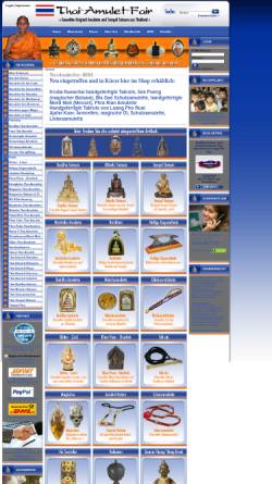 Vorschau der mobilen Webseite www.thai-amulet.com, Thai-Amulet-Fair e.K.
