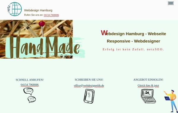 Vorschau von www.webdesignerhh.de, Speed to Service A. Straka-Jacobs
