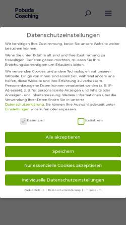 Vorschau der mobilen Webseite pobuda-coaching.de, Pobuda Coaching