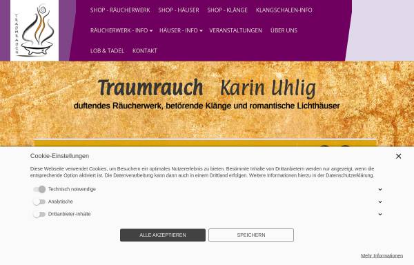 Vorschau von www.traumrauch.de, Traumrauch