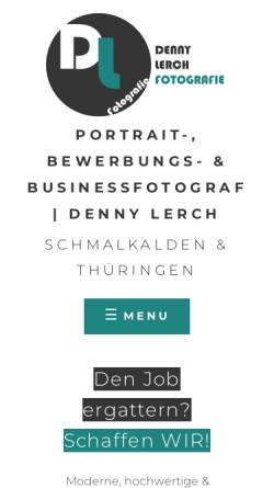 Vorschau der mobilen Webseite fotograf-schmalkalden.de, Fotograf Denny Lerch