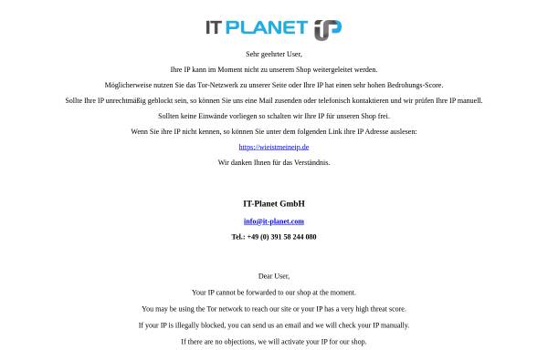 Vorschau von it-planet.com, IT-Planet GmbH