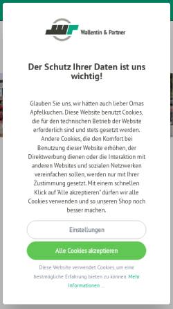 Vorschau der mobilen Webseite www.wupodo.de, Wallentin & Partner - wupodo