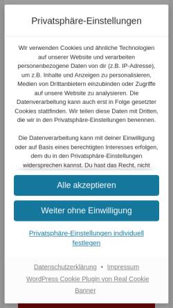 Vorschau der mobilen Webseite dr-flach.de, Dr. Marcus Flach - Zahnärtzliche Privatpraxis