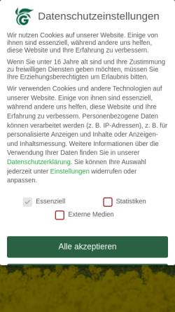 Vorschau der mobilen Webseite geofert.de, Geofert Germany GmbH