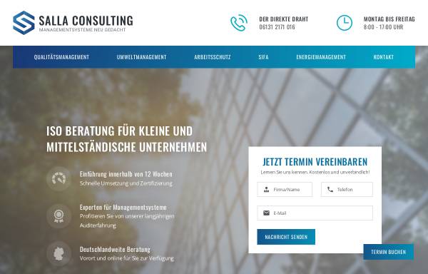Vorschau von salla-consulting.de, Salla Consulting