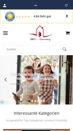 Vorschau der mobilen Webseite www.jwc-germany.de, JWC-Germany