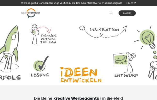 Vorschau von www.witte-mediendesign.de, Werbeagentur Witte