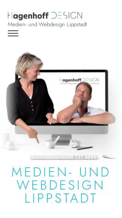 Vorschau der mobilen Webseite hagenhoff-design.de, HAGENHOFF-DESIGN