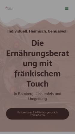 Vorschau der mobilen Webseite bewusst-fraenkisch.de, Bewusst Fränkisch