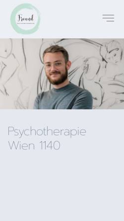 Vorschau der mobilen Webseite freund-psychotherapie.at, Freund-Psychotherapie