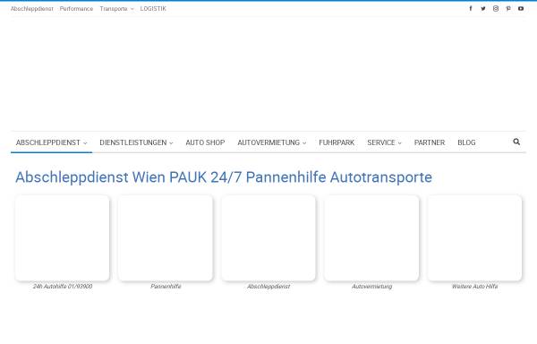 Vorschau von www.pauk.at, Abschleppdienst PAUK GmbH