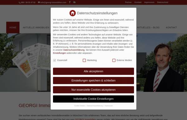 Vorschau von georgi-immobilien.com, GEORGI Immobilien GmbH – Immobilienmakler München