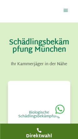 Vorschau der mobilen Webseite skd-schaedlingsbekaempfung.de, SKD Schädlingsbekämpfung