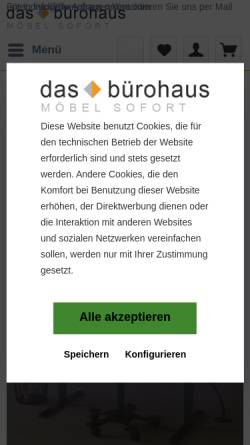 Vorschau der mobilen Webseite www.buerohaus-online.com, Das Bürohaus UG