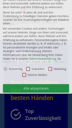 Vorschau der mobilen Webseite immoheld.swiss, ImmoHeld AG
