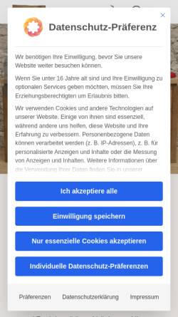 Vorschau der mobilen Webseite brenner-badmanufaktur.de, Brenner Badmanufaktur