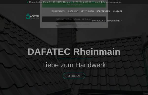 Vorschau von dafatec-rheinmain.de, DAFATEC Rheinmain