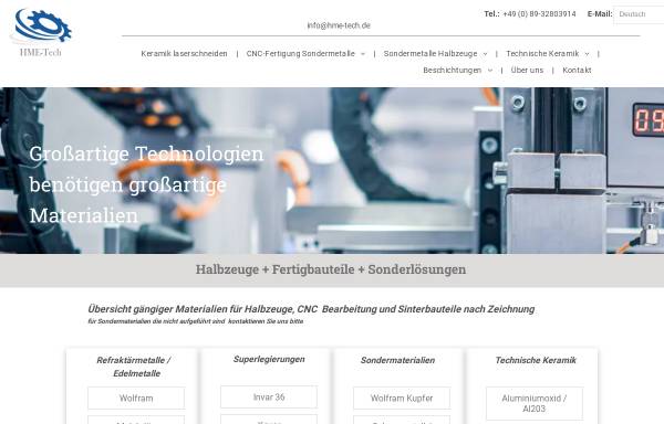 Vorschau von www.hme-tech.de, HME-Tech GmbH
