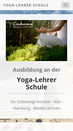 Vorschau der mobilen Webseite yoga-lehrer.schule, Yoga-Lehrer Schule Schleswig-Holstein - Inh. Michael Bauer