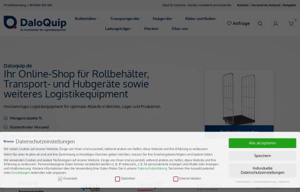 Vorschau von daloquip.de, DaloQuip GmbH
