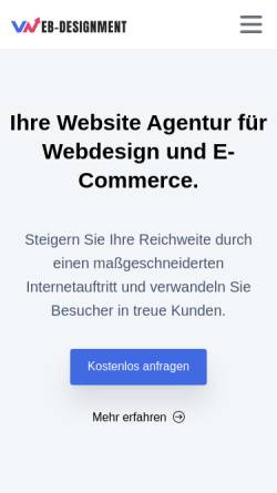 Vorschau der mobilen Webseite web-designment.de, WEB-DESIGNMENT UG