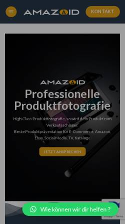 Vorschau der mobilen Webseite amazoid.de, Amazoid