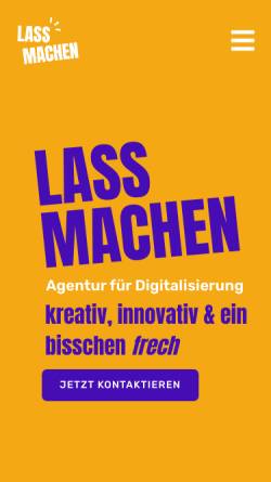 Vorschau der mobilen Webseite lass-machen.me, lass machen - Agentur für Digitalisierung GmbH