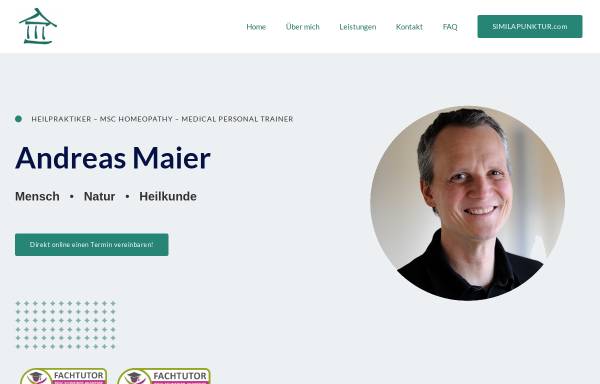 Vorschau von naturheilpraxis-maier.de, Andreas Maier Heilpraktiker