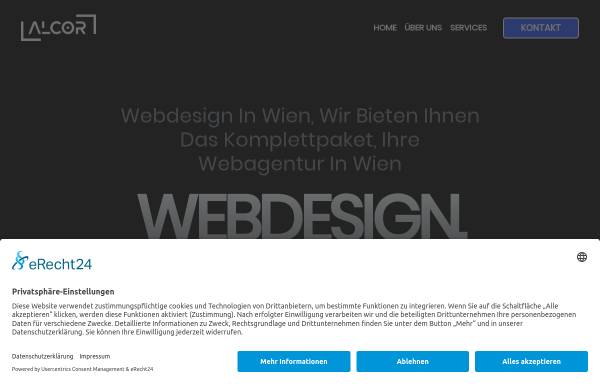 Vorschau von www.webdesign-alcor.at, Webdesign-Alcor