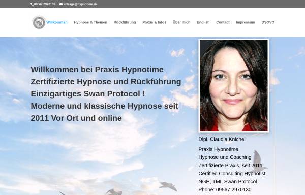 Vorschau von www.hypnotime.de, Praxis Hypnotime