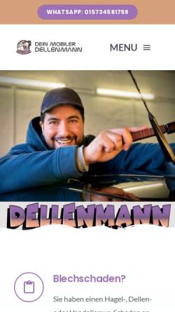 Vorschau der mobilen Webseite dellenmann.de, Dellenmann