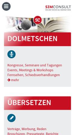 Simconsult Sprachendienst: Dolmetschen & Übersetzen für Firmenkunden