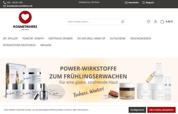 Vorschau von www.kosmetikherz.de, KOSMETIKHERZ