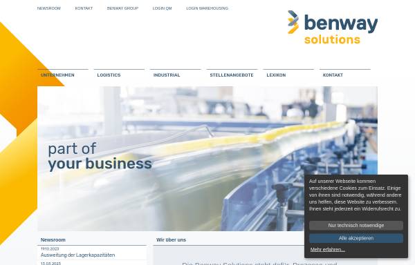 Vorschau von www.benway-solutions.de, Benway Solutions GmbH