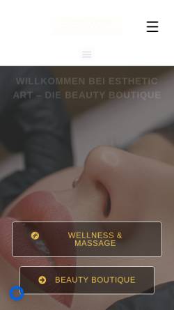 Vorschau der mobilen Webseite esthetic-art.de, Esthetic Art