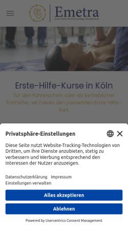 EMETRA - Erste-Hilfe-Kurs Köln