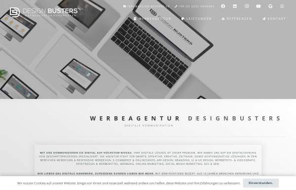 Vorschau von design-busters.de, DESIGNBUSTERS GbR Werbeagentur