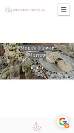 Vorschau der mobilen Webseite www.ramona-kohout.de, Mona's Flower Marrow