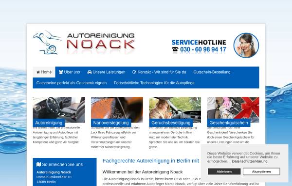 Vorschau von www.autoreinigung-noack.de, Autoreinigung-Noack