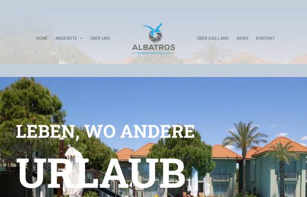 Vorschau von www.wohnungen-60-plus.de, Albatros Wohnungen 60 Plus
