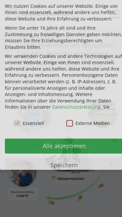 Vorschau der mobilen Webseite steuermachen.de, GDF GmbH - steuermachen